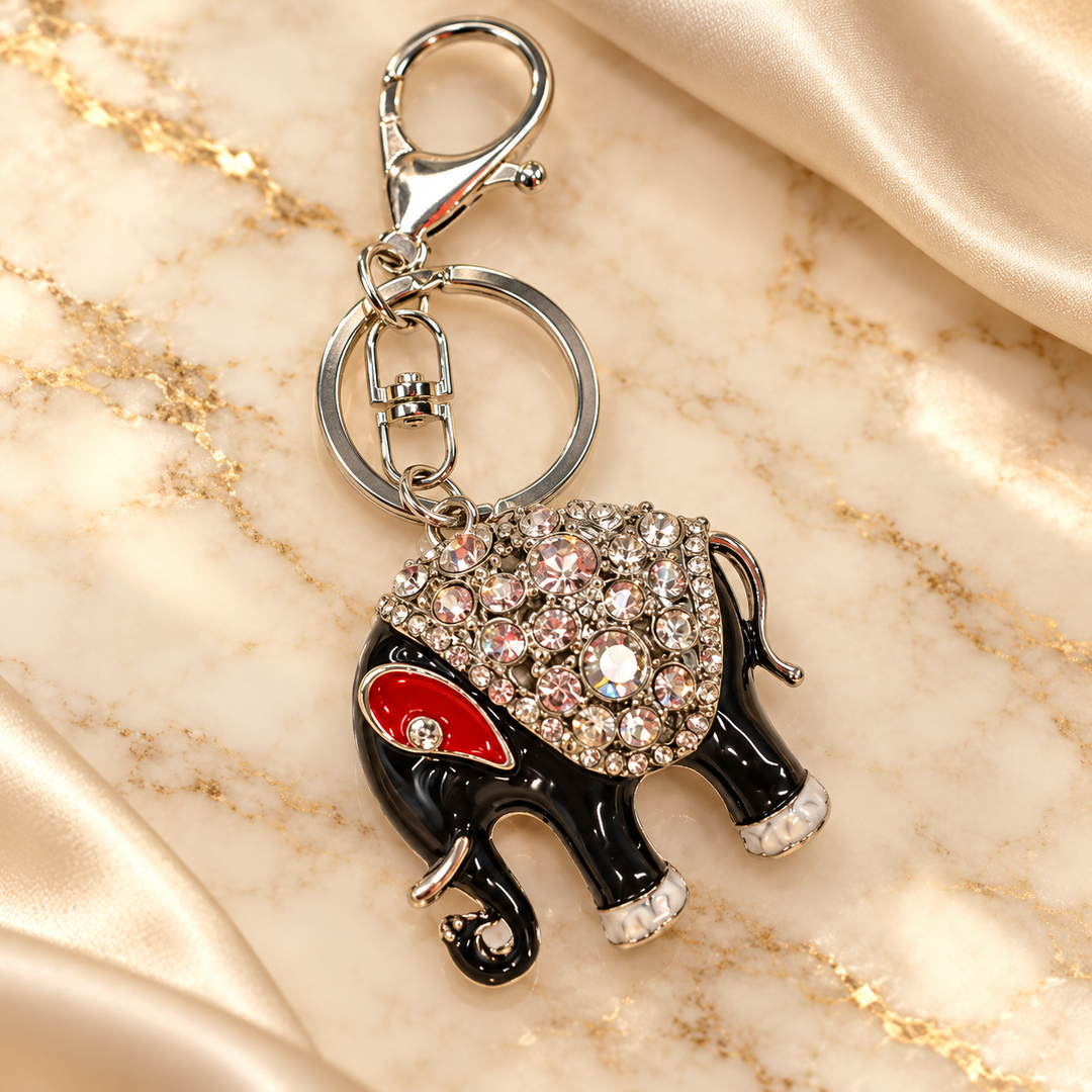 Black Elephant Keychain - KCMEIFEN047