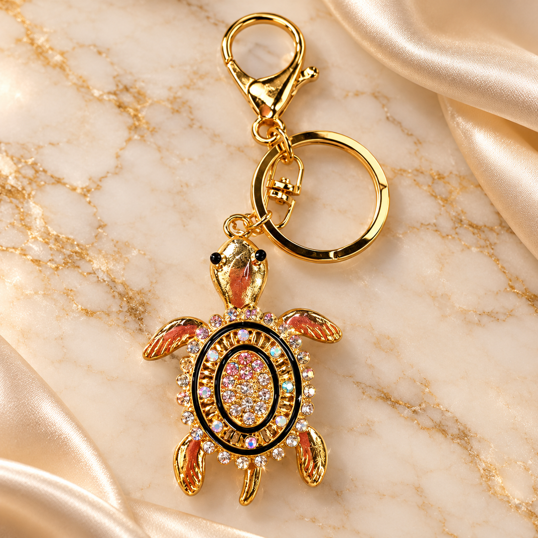 Gold Turtle Keychain - KCMEIFEN050