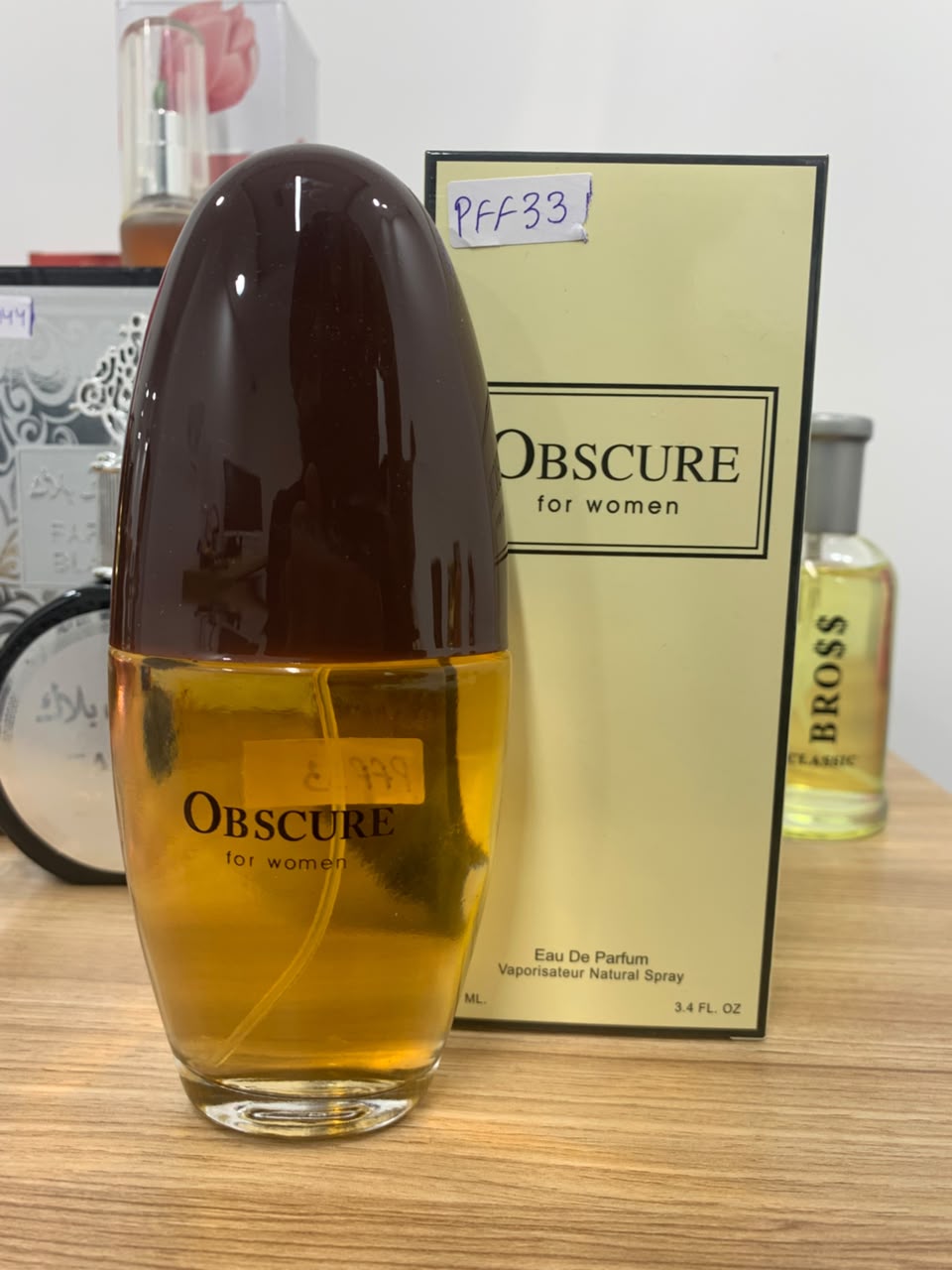 Elegant Amber Oval Bottle EDP Perfume