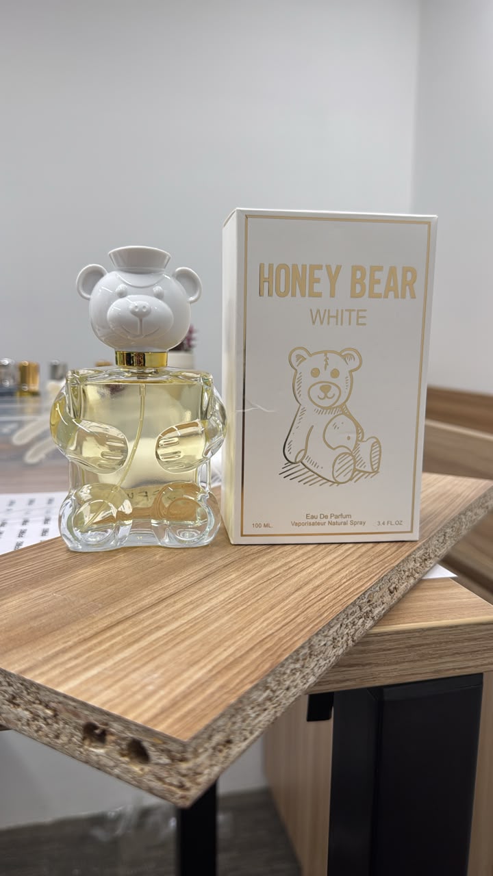 Adorable Bear Glass Eau De Parfum - Long Lasting Sweet Gourmand Fragrance