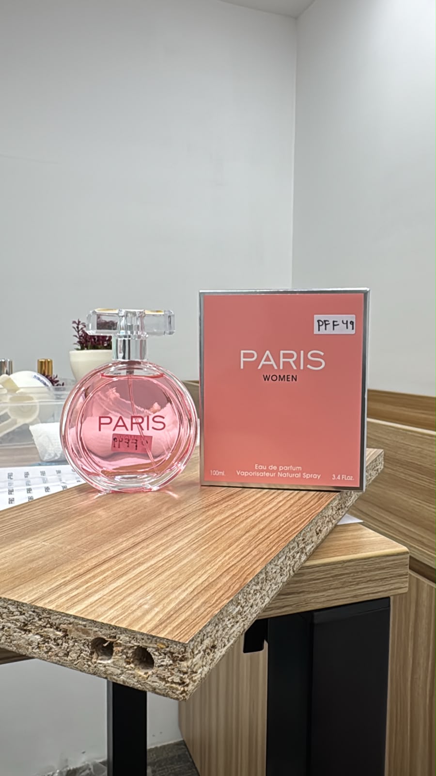 Pink Round Glass Eau De Parfum For Women - Long Lasting Floral Fragrance Spray