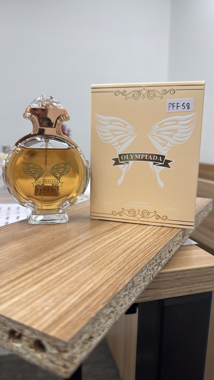 Circular Glass Wing Motif Cap EDP Perfume