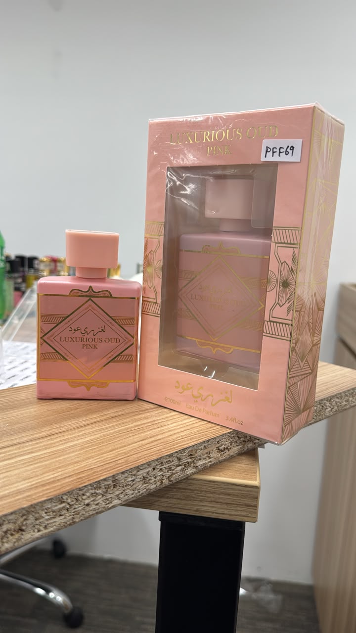 Pink Oud Eau De Parfum - Long Lasting Arabian Woody Floral Perfume Spray