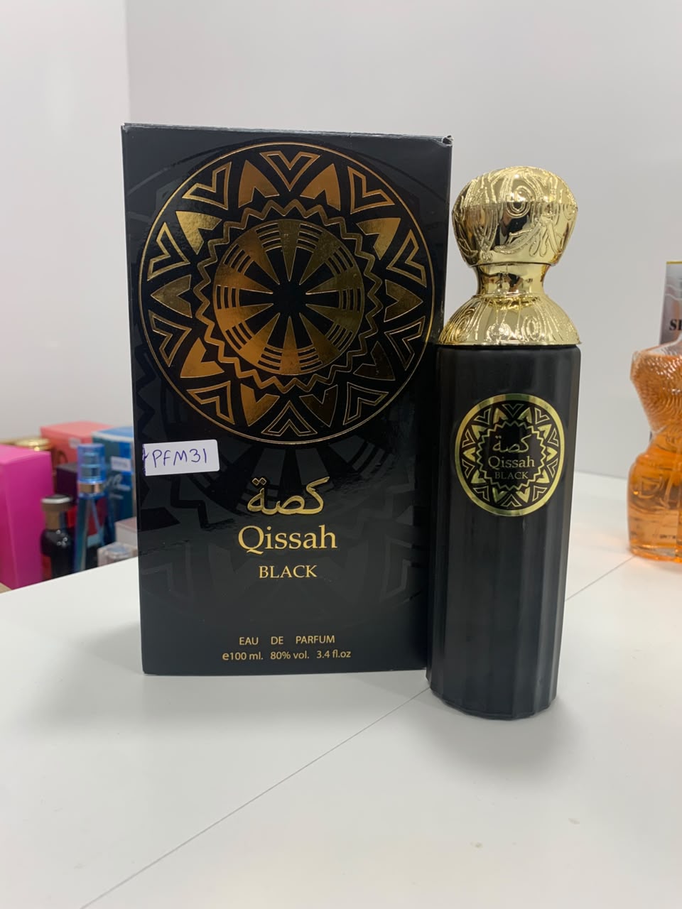 Matte Black Gold Cap EDP Perfume