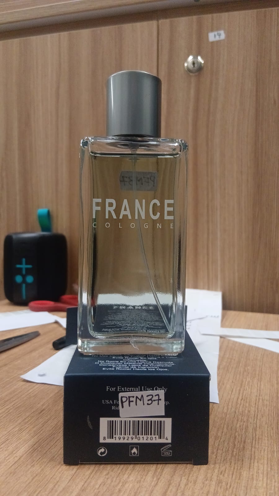 Classic Clear Glass Cologne