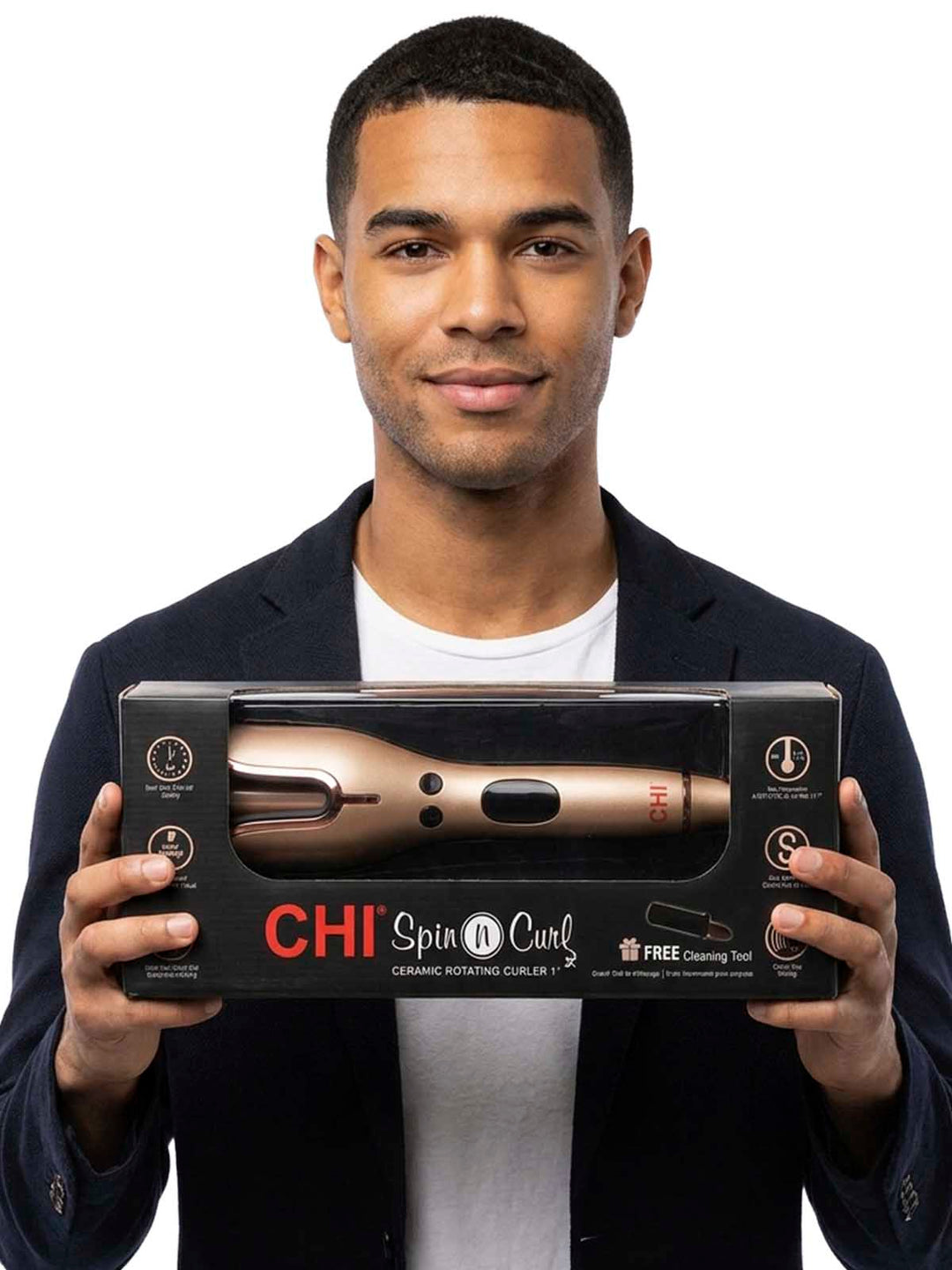 CHI Spin N Curl Ceramic Rotating Curler 1