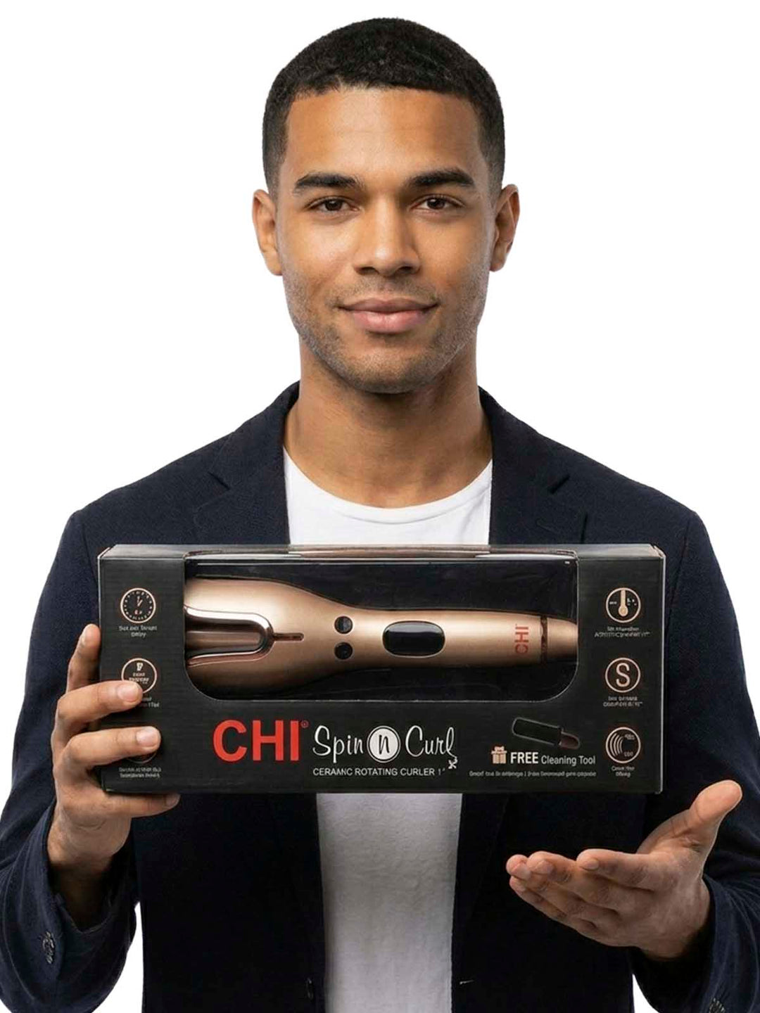 CHI Spin N Curl Ceramic Rotating Curler 1