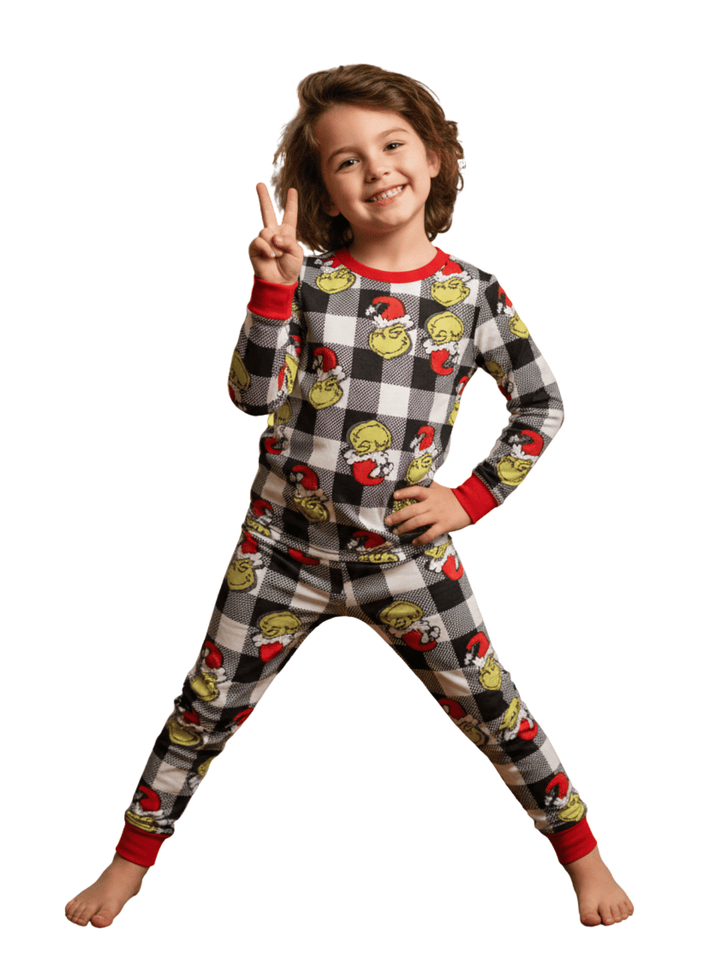 The Grinch Pajama Set Buffalo Plaid
