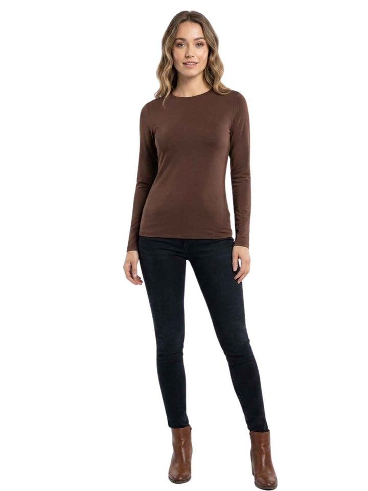Brown Long Sleeve Shirt
