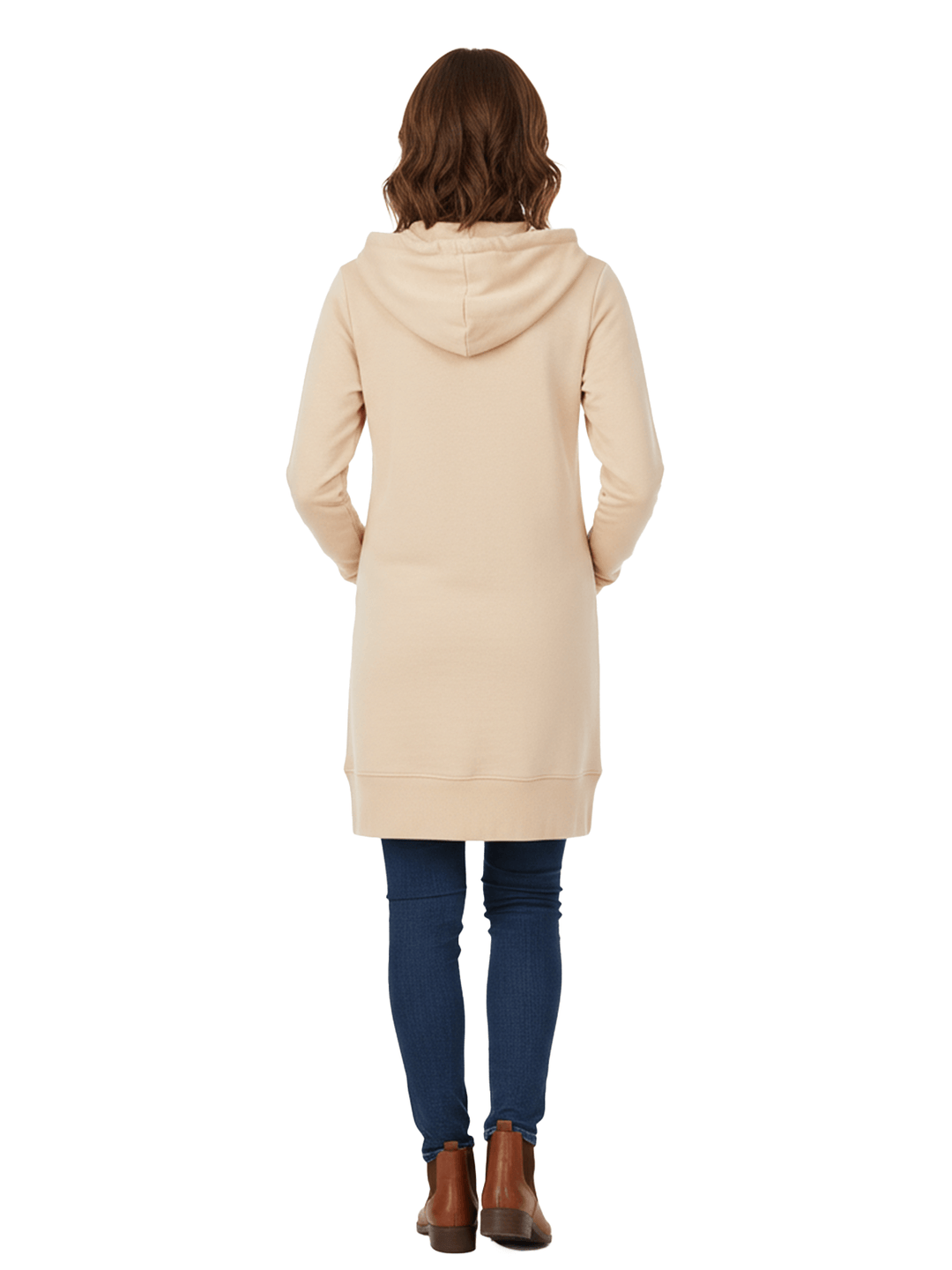 Beige Activewear Sweatshirt & Hoodie