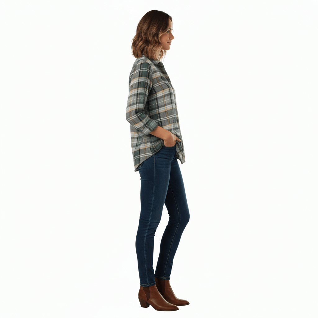 Green Plaid Shirt