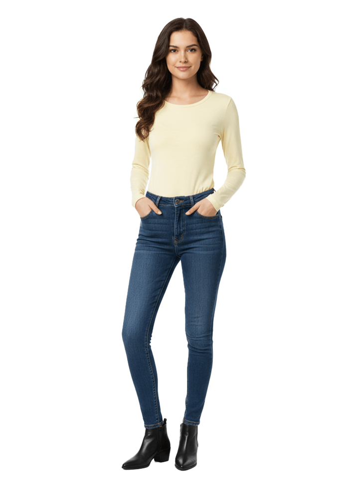 Yellow Long Sleeve Top