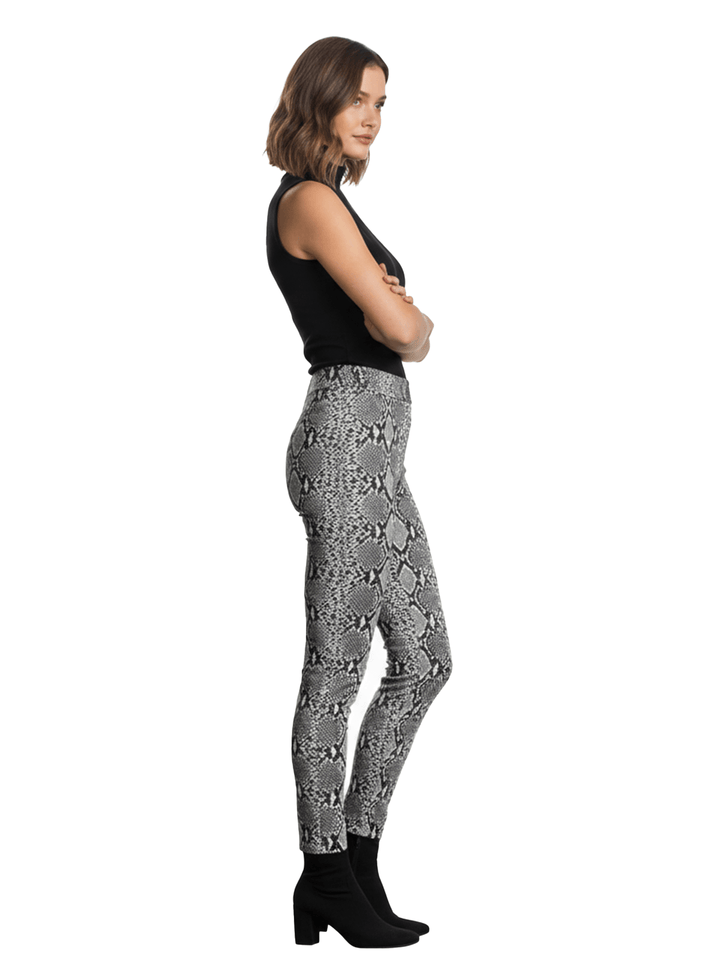 Grey Patterned Pants