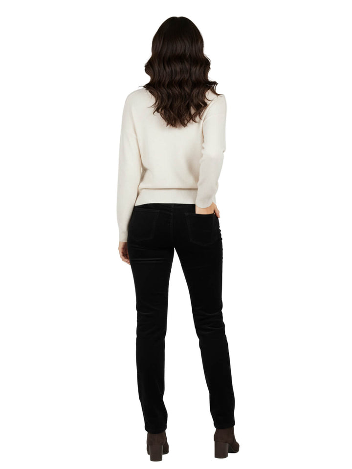 Alfred Dunner Black Corduroy Pants