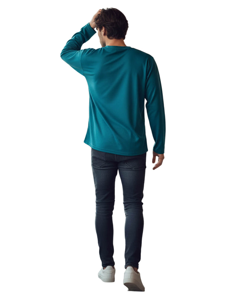 Teal Long Sleeve Shirt