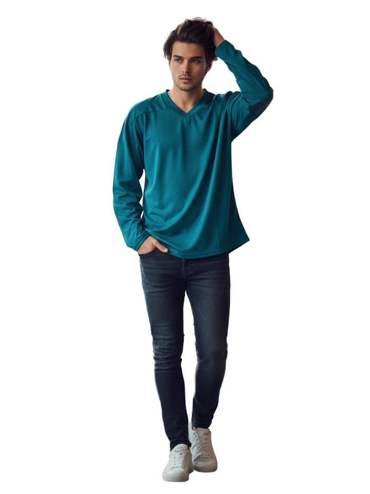 Teal Long Sleeve Shirt