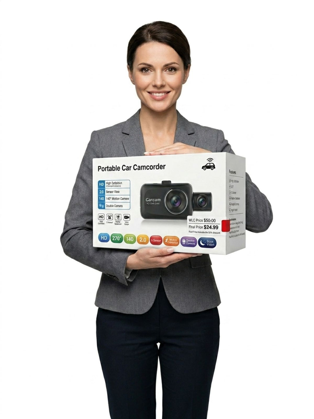 Portable Carcam HD Car Camcorder