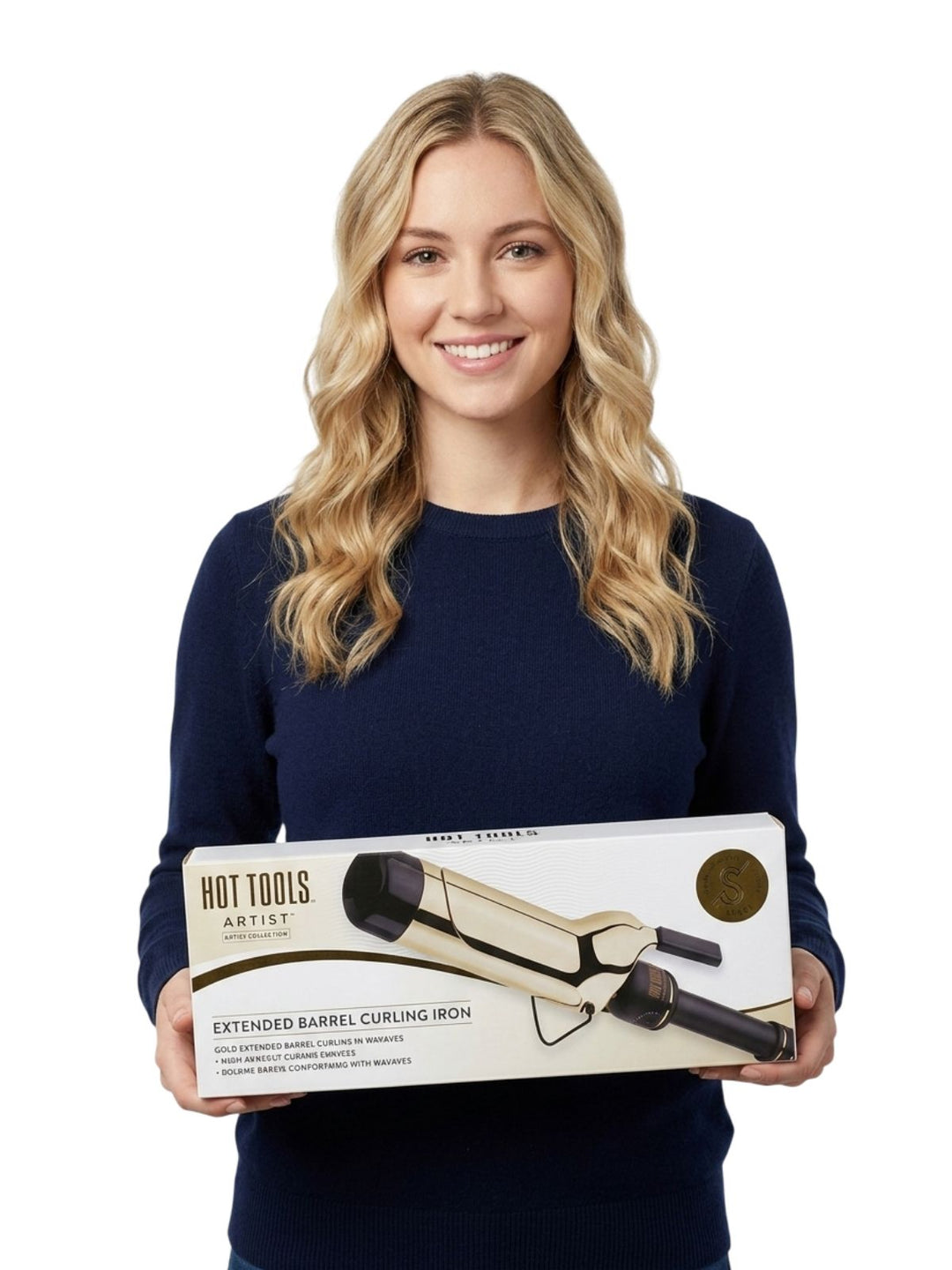 Hot Tools Artist Series Gold Extended Barrel Curling Iron