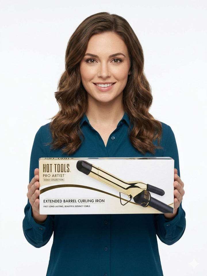 Hot Tools Extended Barrel Curling Iron