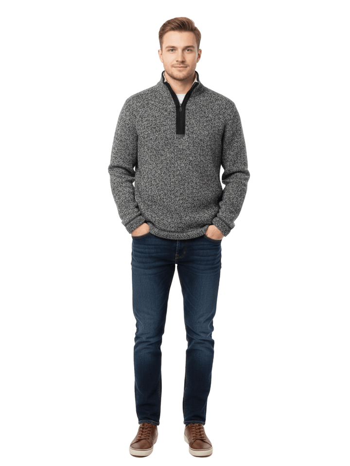 Orvis Men's Blue 1/4 Zip Pullover