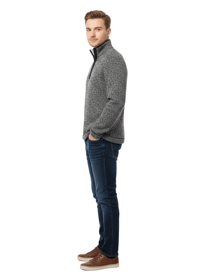 Orvis Men's Blue 1/4 Zip Pullover