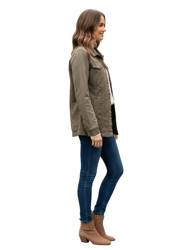 Alfred Dunner Women's Classic Cotton Jacket