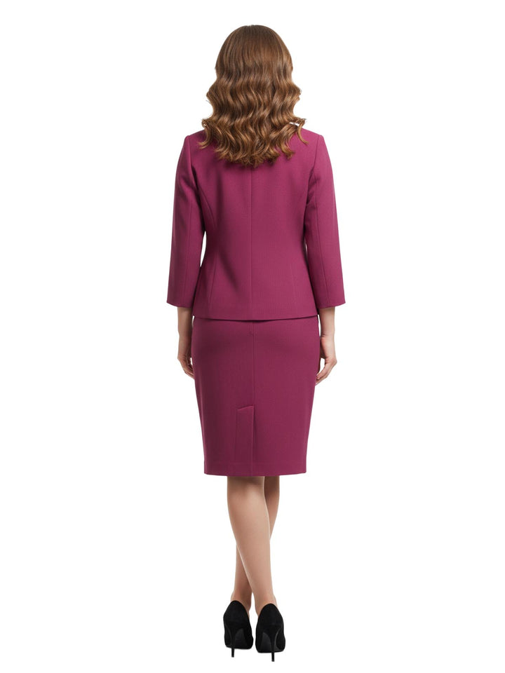 D & K Burgundy Outfit Set