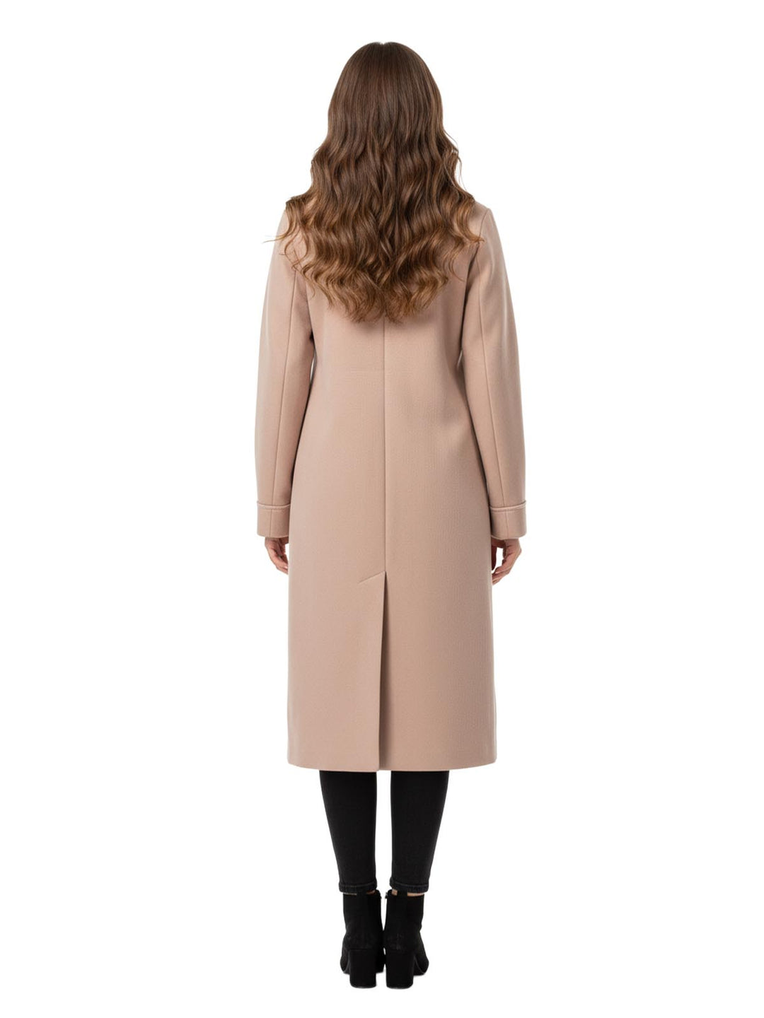 Double-Breasted Beige Coat