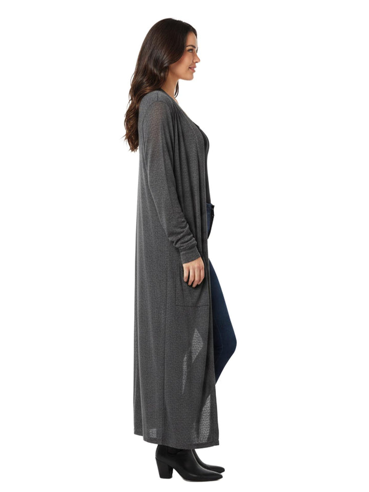 Ava N Viv Women's Gray Rayon Cardigan
