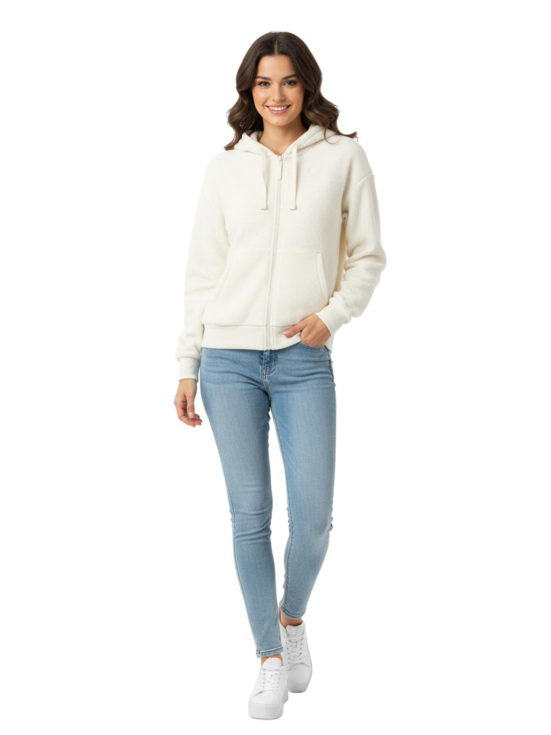 Puma Zipper Womens Clothing Hoodies