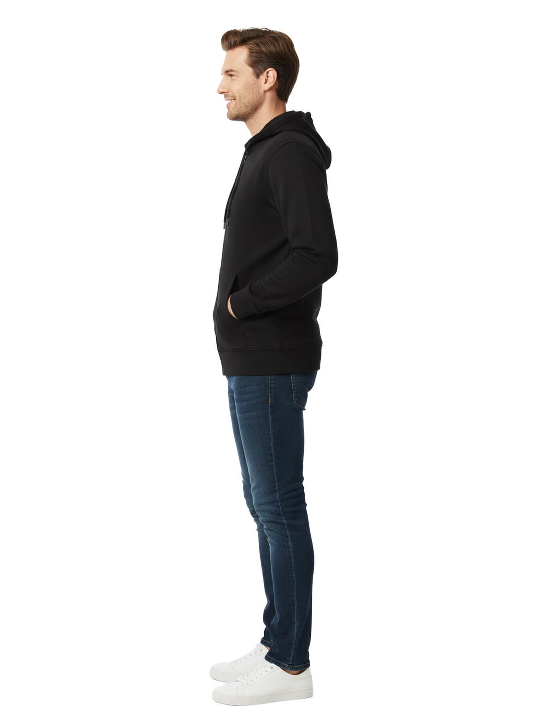 All in Motion Black Fleece Full Zip Hoodie