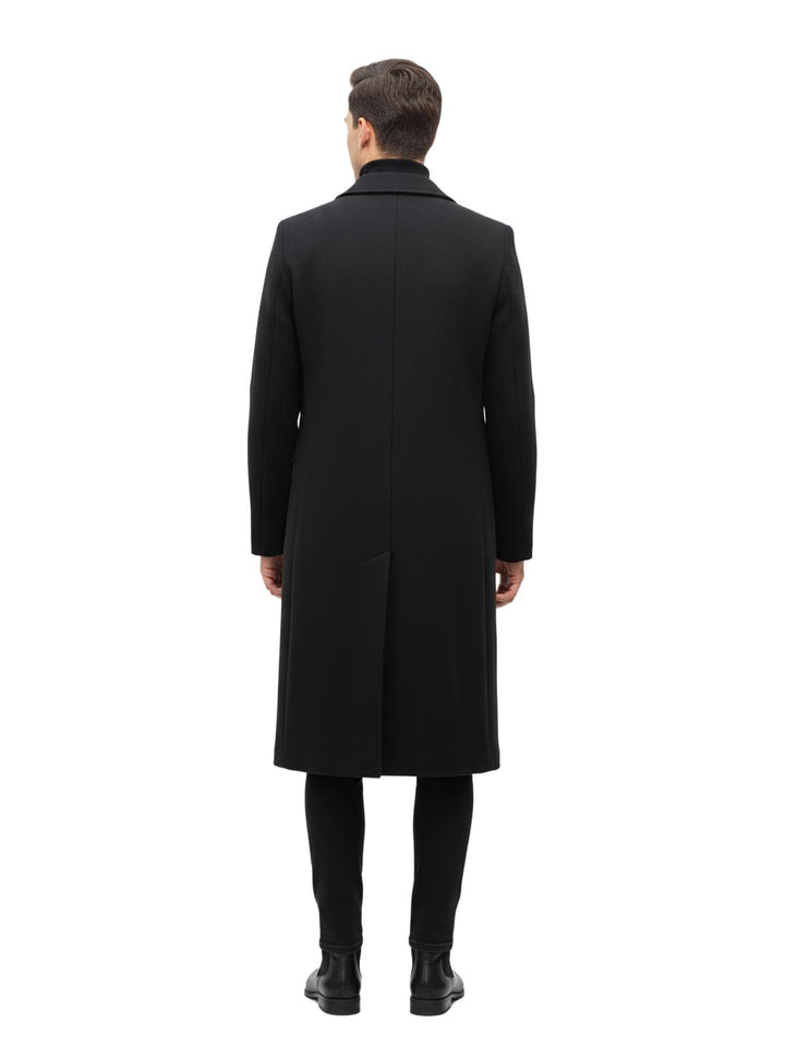 Men's Black Overcoat