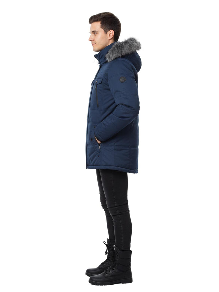 Alpine Swiss Men's Down Alternative Puffer Coat