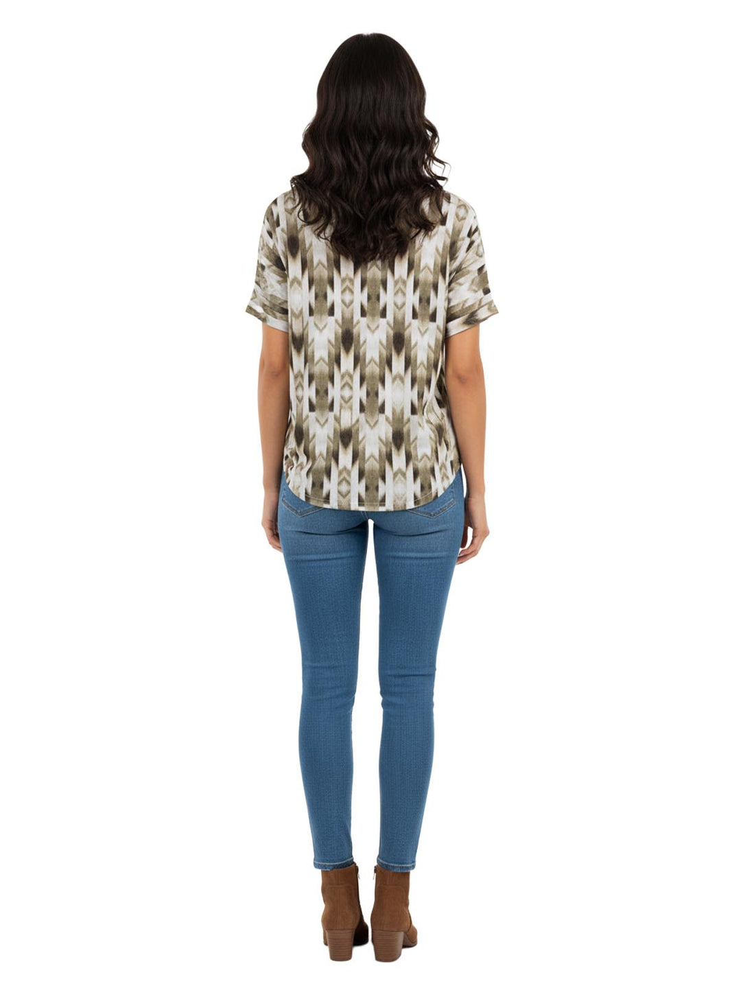 Alfred Dunner Women's Short Sleeve Blouse