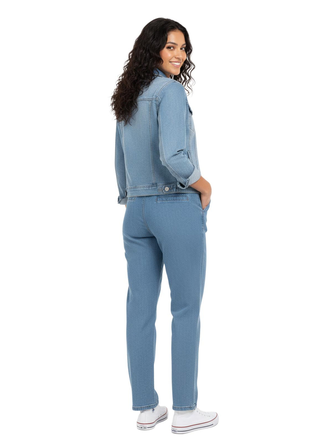 Women's Blue Cotton Jeans