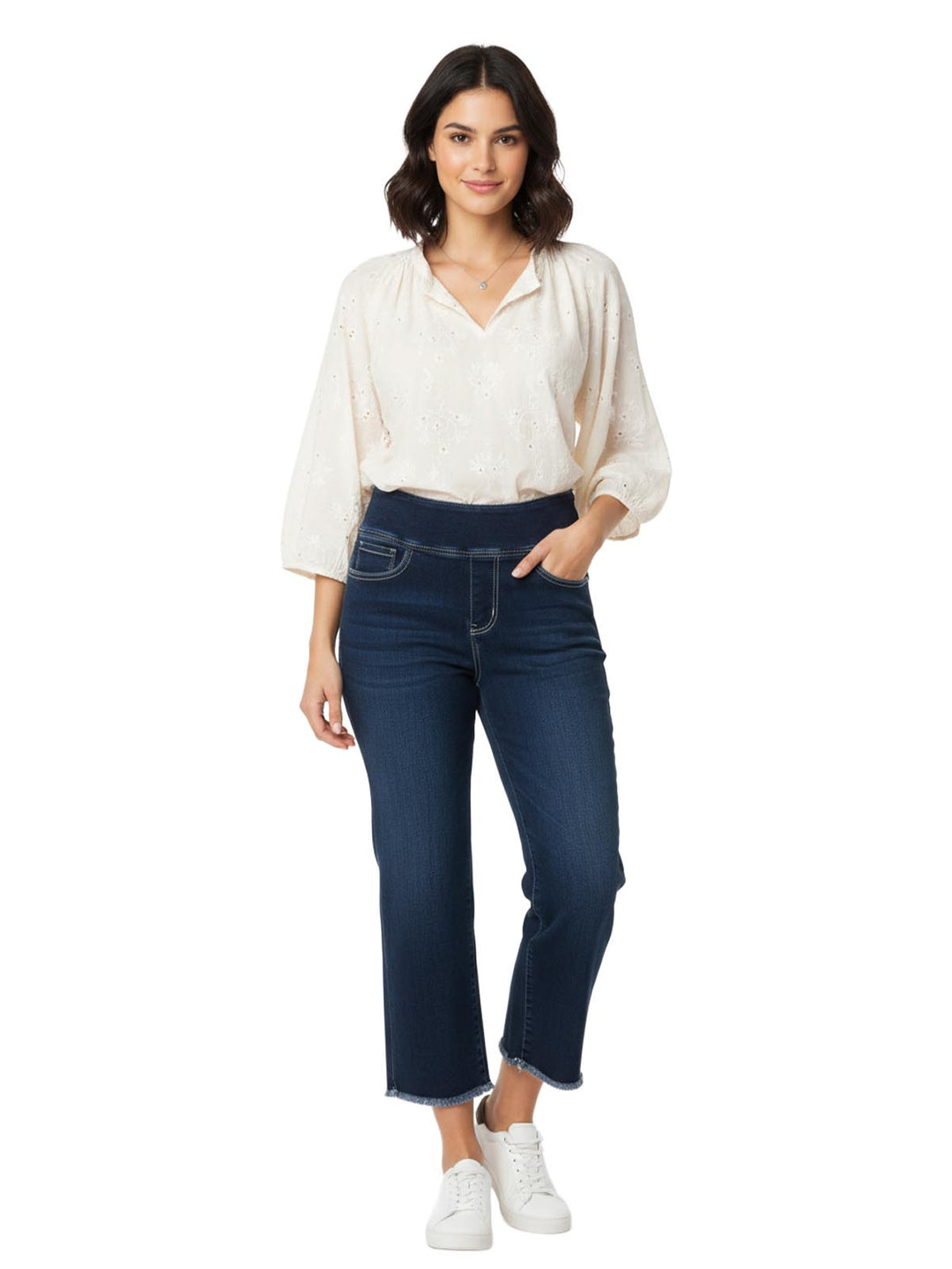 Chico's Women's Pull On Crop Jeans