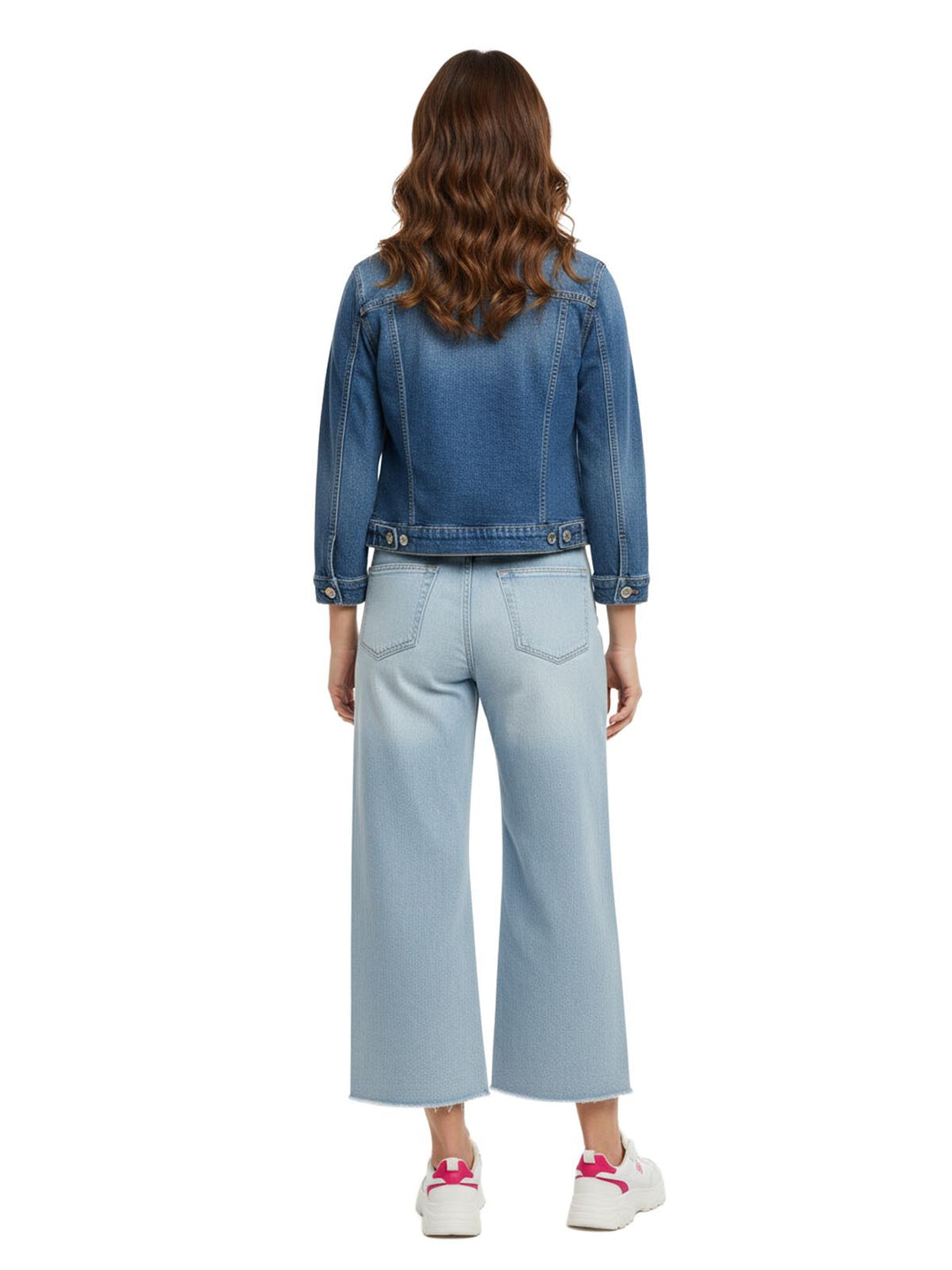 JUDITH Women's High-Waisted Wide Leg Denim Jeans