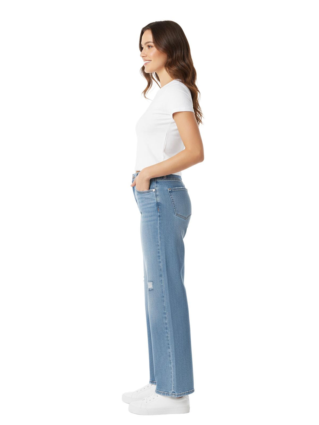Democracy Women's Distressed Denim Jeans