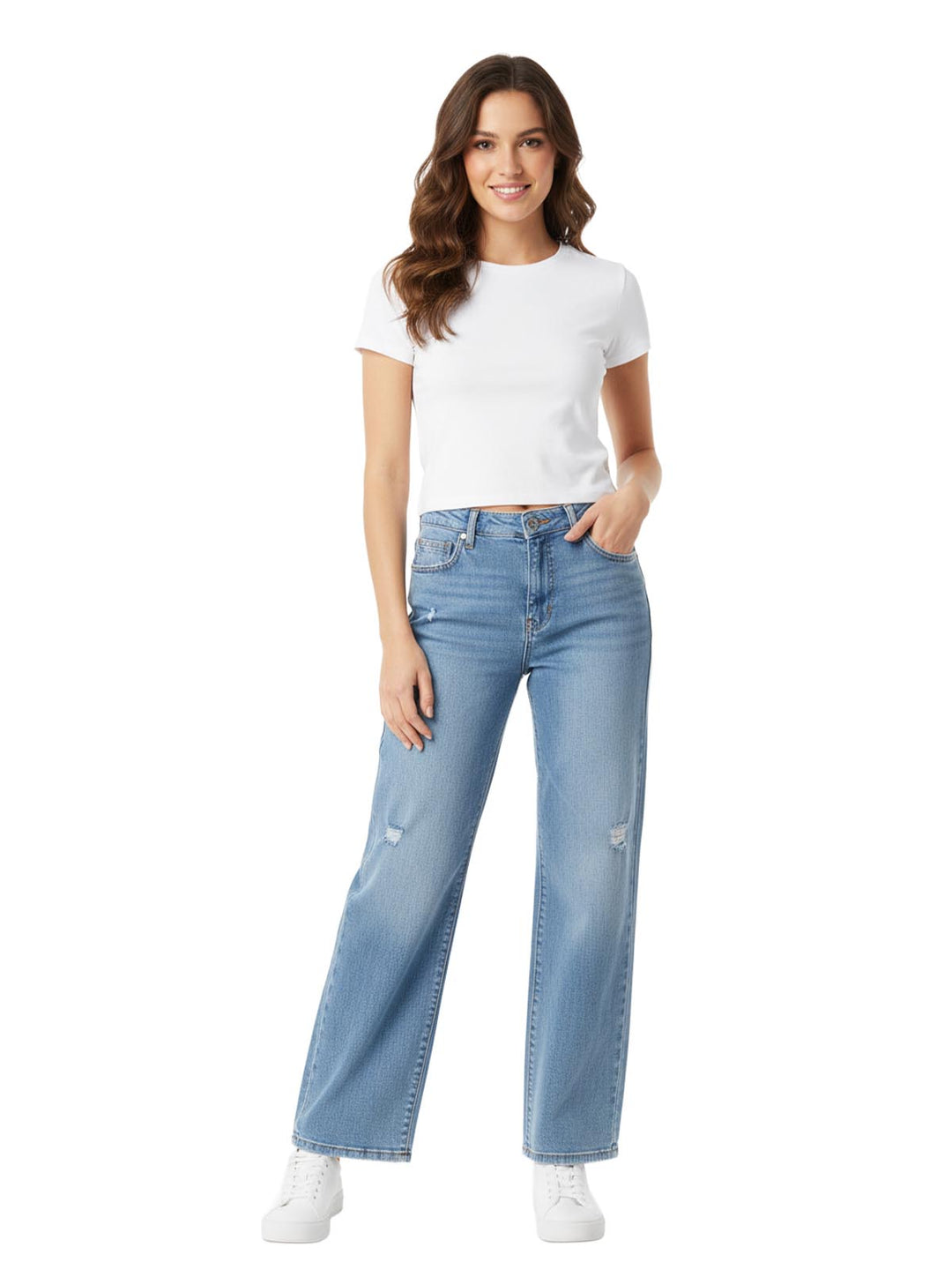 Democracy Women's Distressed Denim Jeans