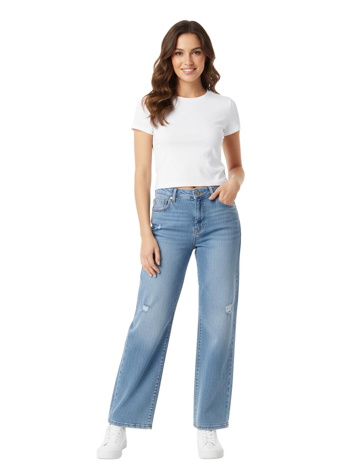 Democracy Women's Distressed Denim Jeans