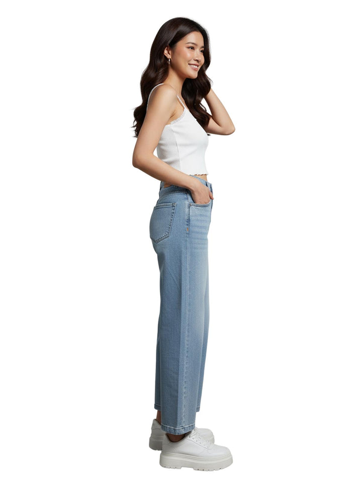 R&M Richards Women's Wide Leg Jeans
