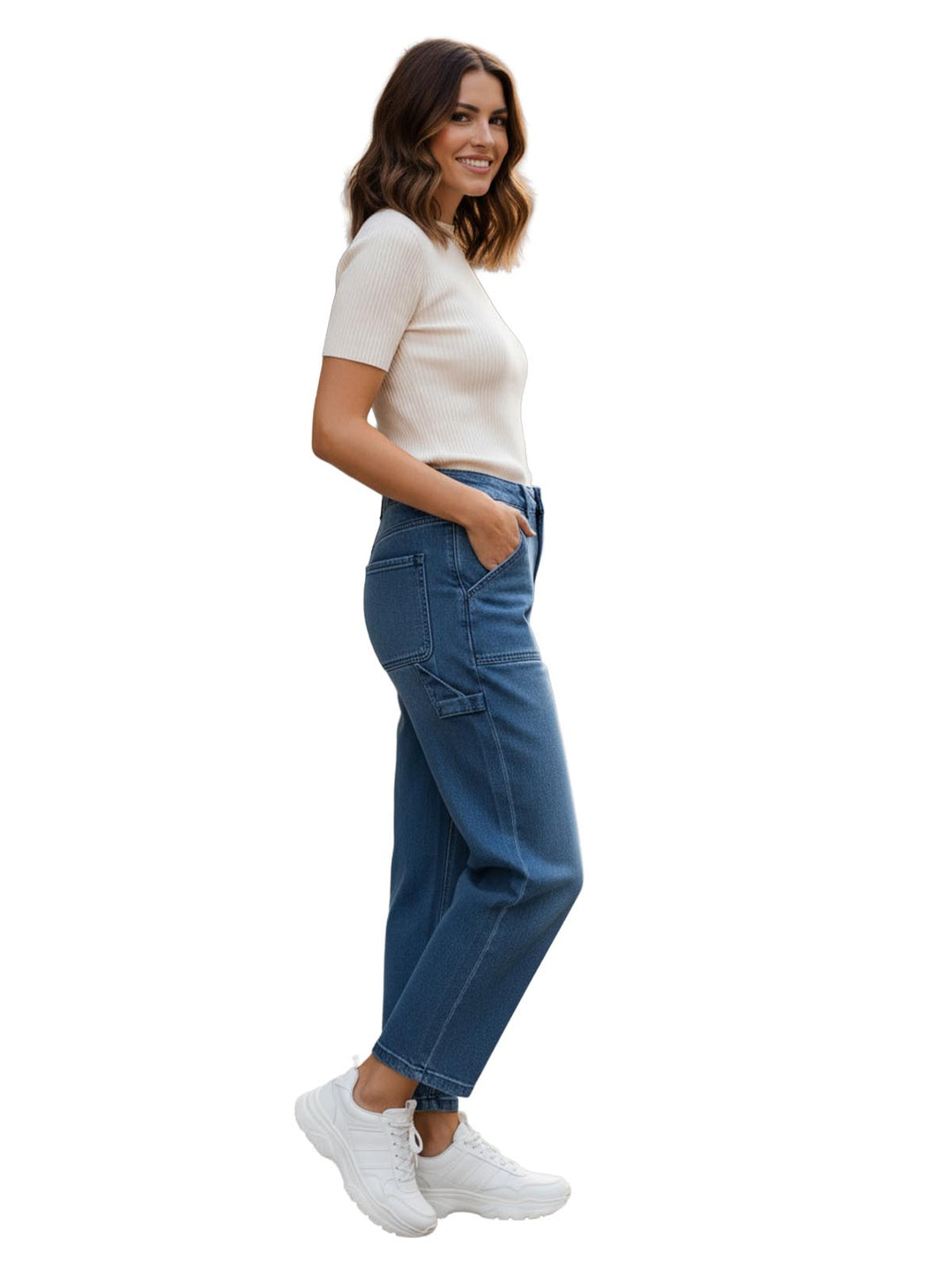 Wrangler Women's High Rise Crop Flare Jeans