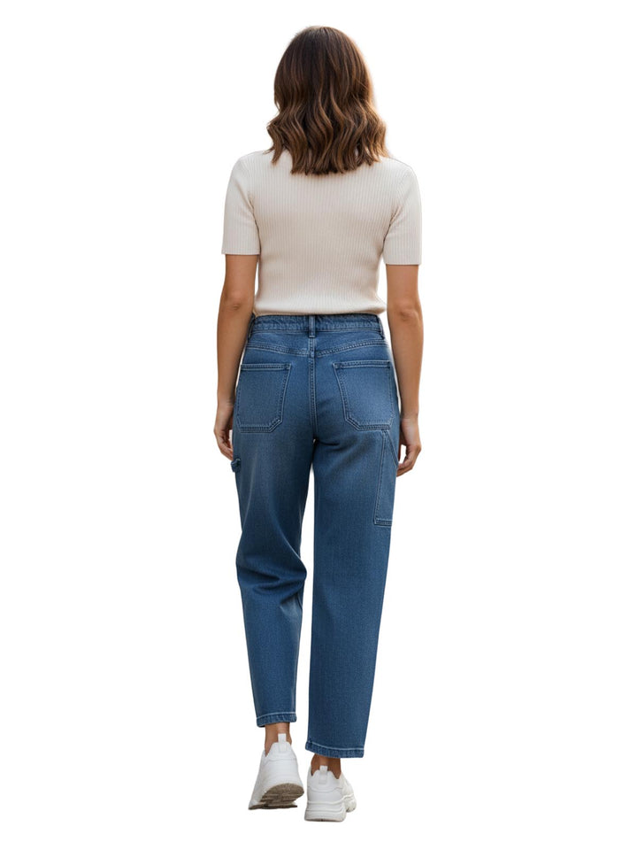 Wrangler Women's High Rise Crop Flare Jeans