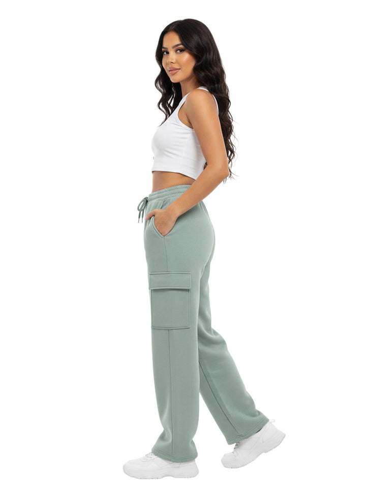 Women's Cargo Sweatpants High Waisted Athletic Joggers