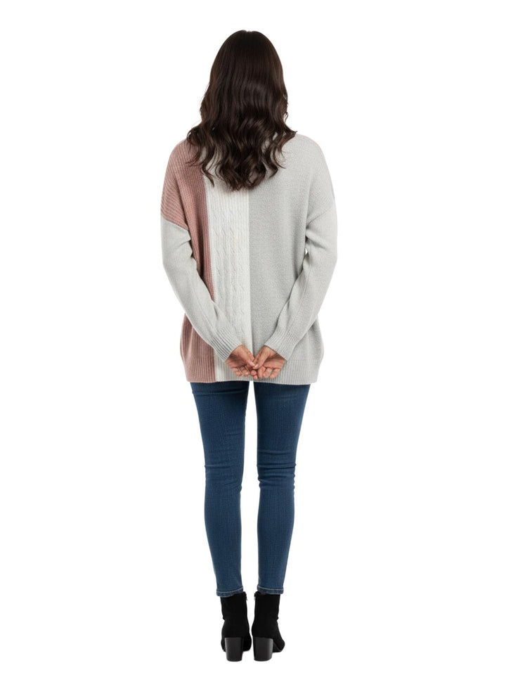 Charter Club Women's Color Block Cotton Sweater