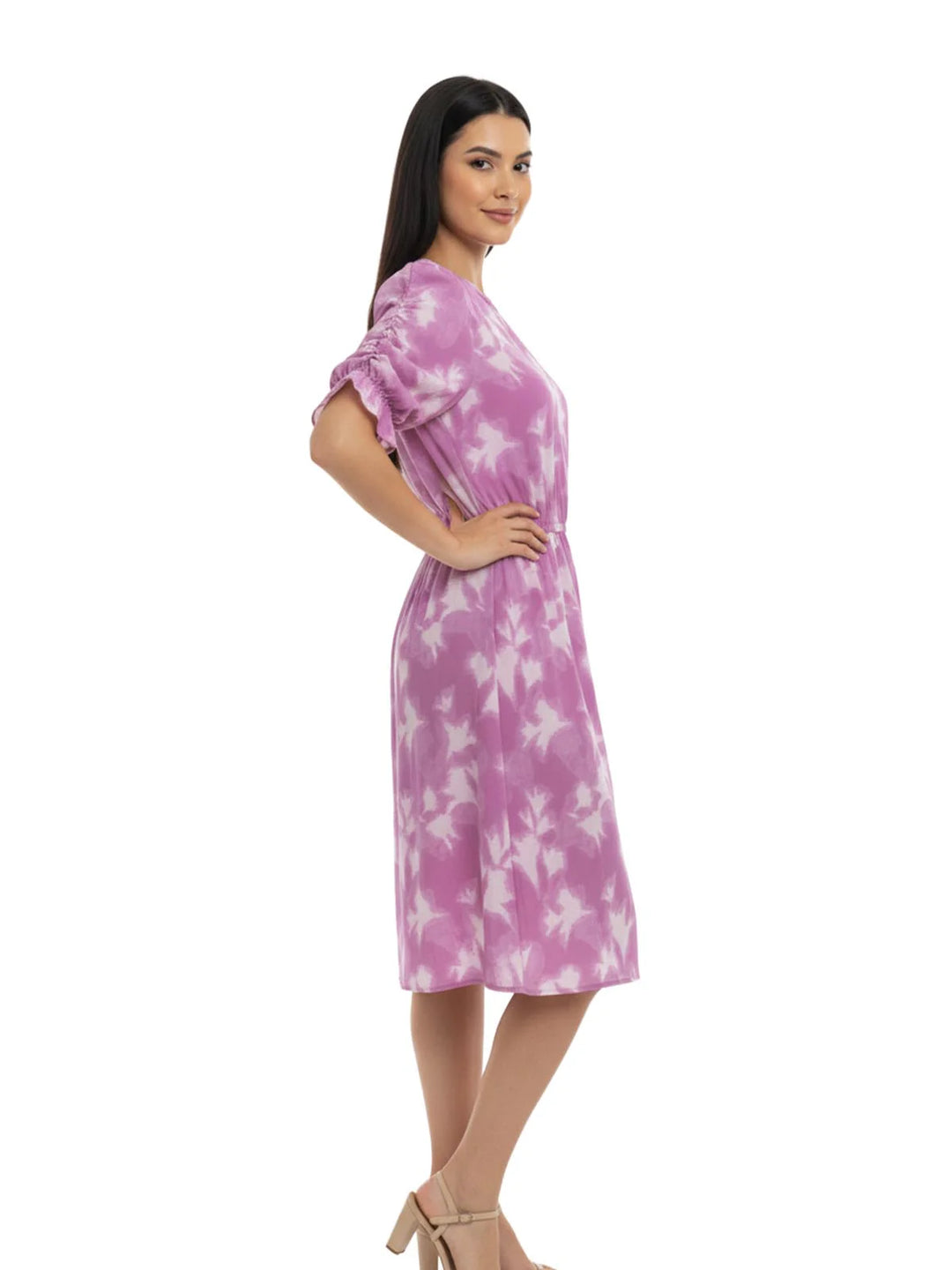 Purple Tie-Dye Dress