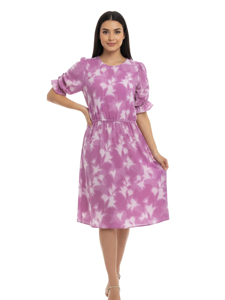 Purple Tie-Dye Dress