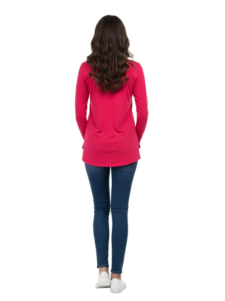 Alfred Dunner Women's 3/4 Sleeve Tunic Top