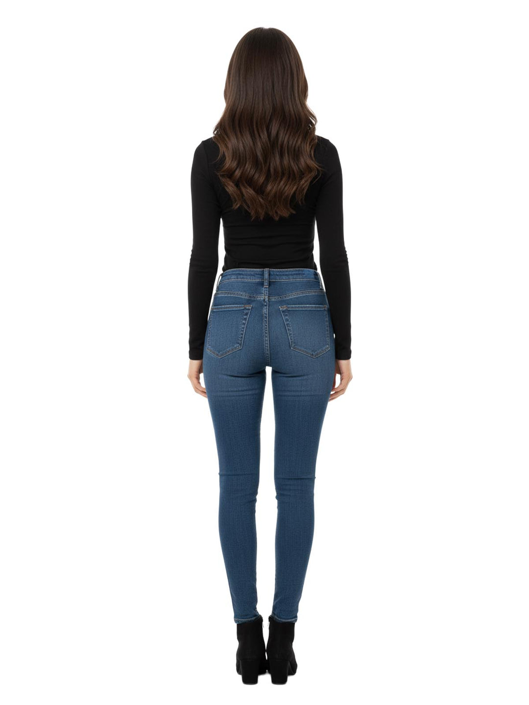 Abercrombie & Fitch Black Ruched Long Sleeve Top