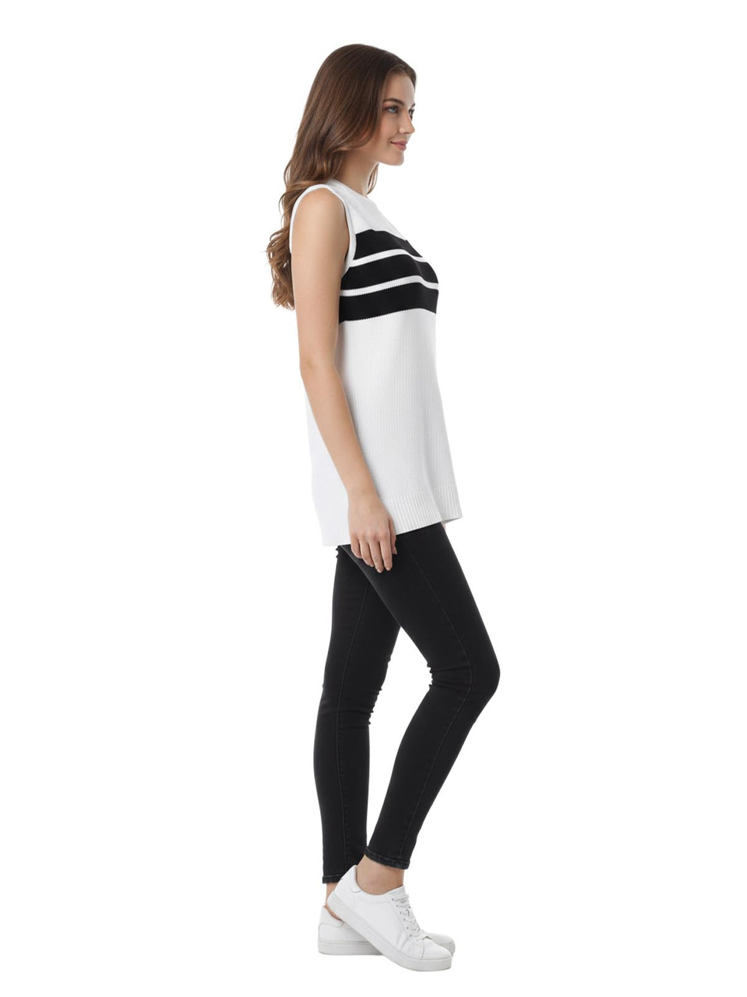 Striped Sleeveless Top